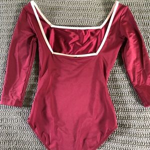 Mariia 3/4 sleeve ballet leotard